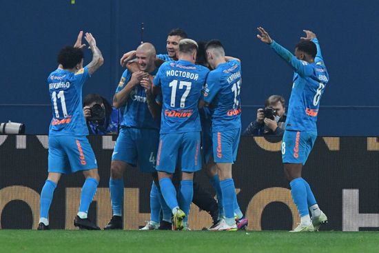 Russia Soccer Premier-League Zenit - Spartak