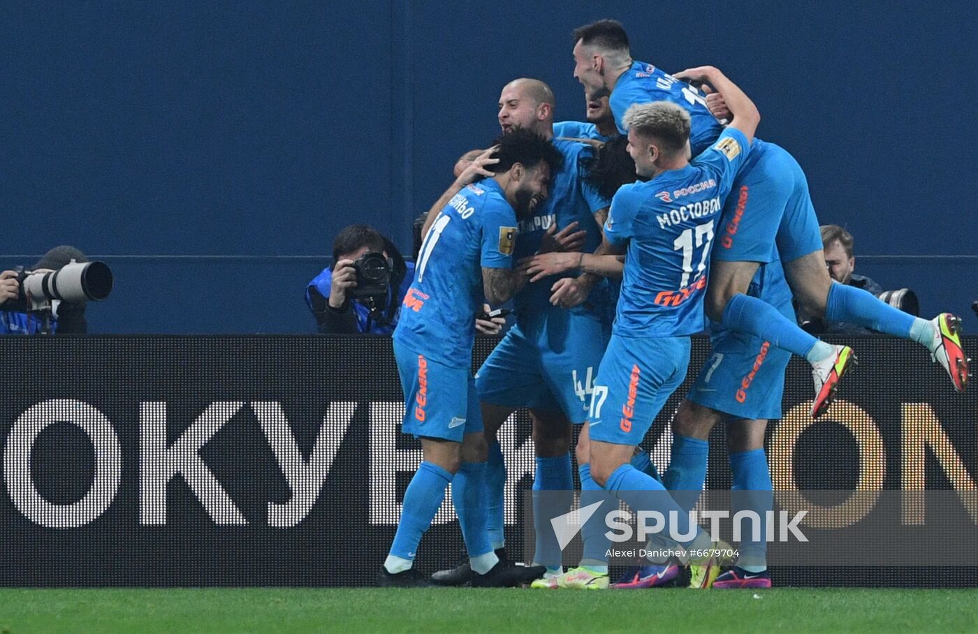 Russia Soccer Premier-League Zenit - Spartak