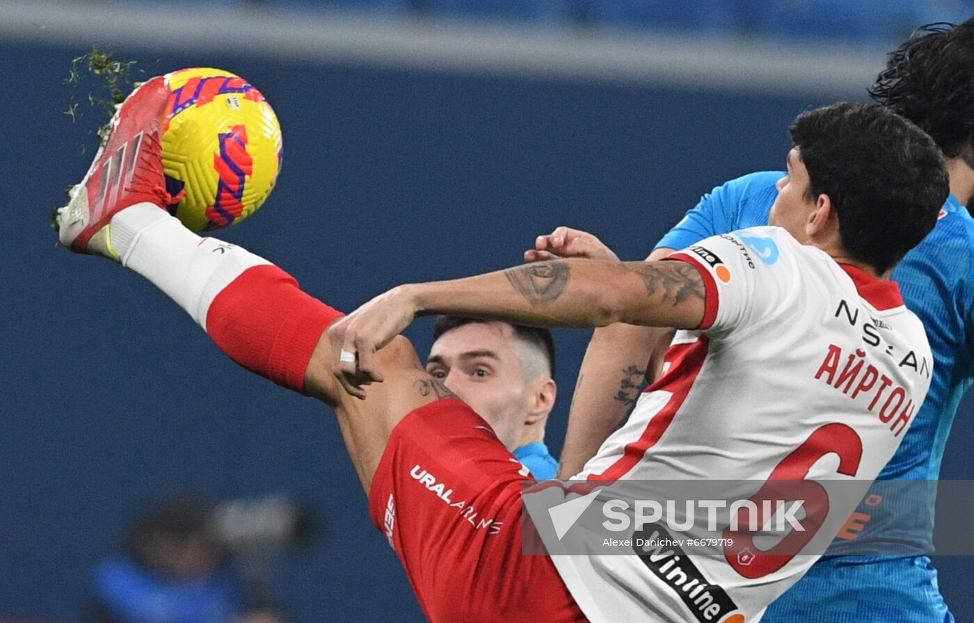 Russia Soccer Premier-League Zenit - Spartak