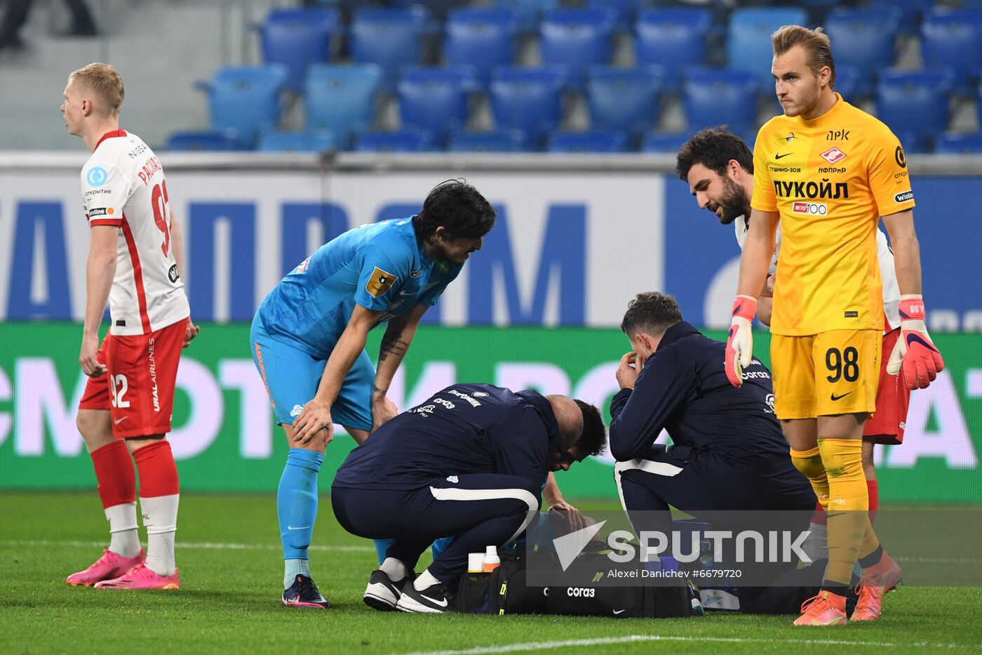 Russia Soccer Premier-League Zenit - Spartak
