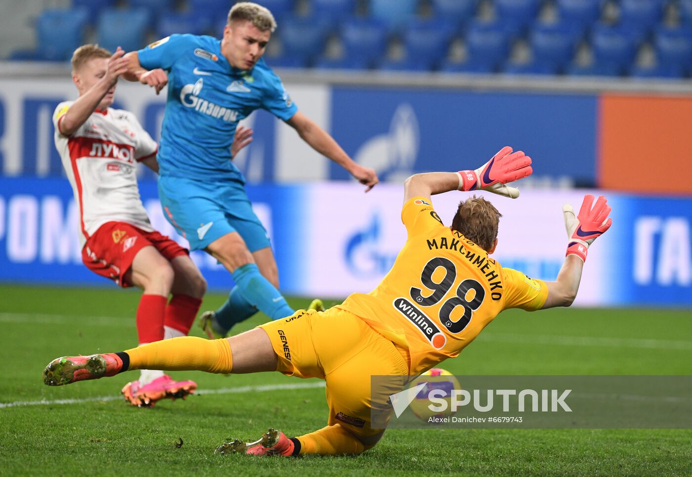 Russia Soccer Premier-League Zenit - Spartak