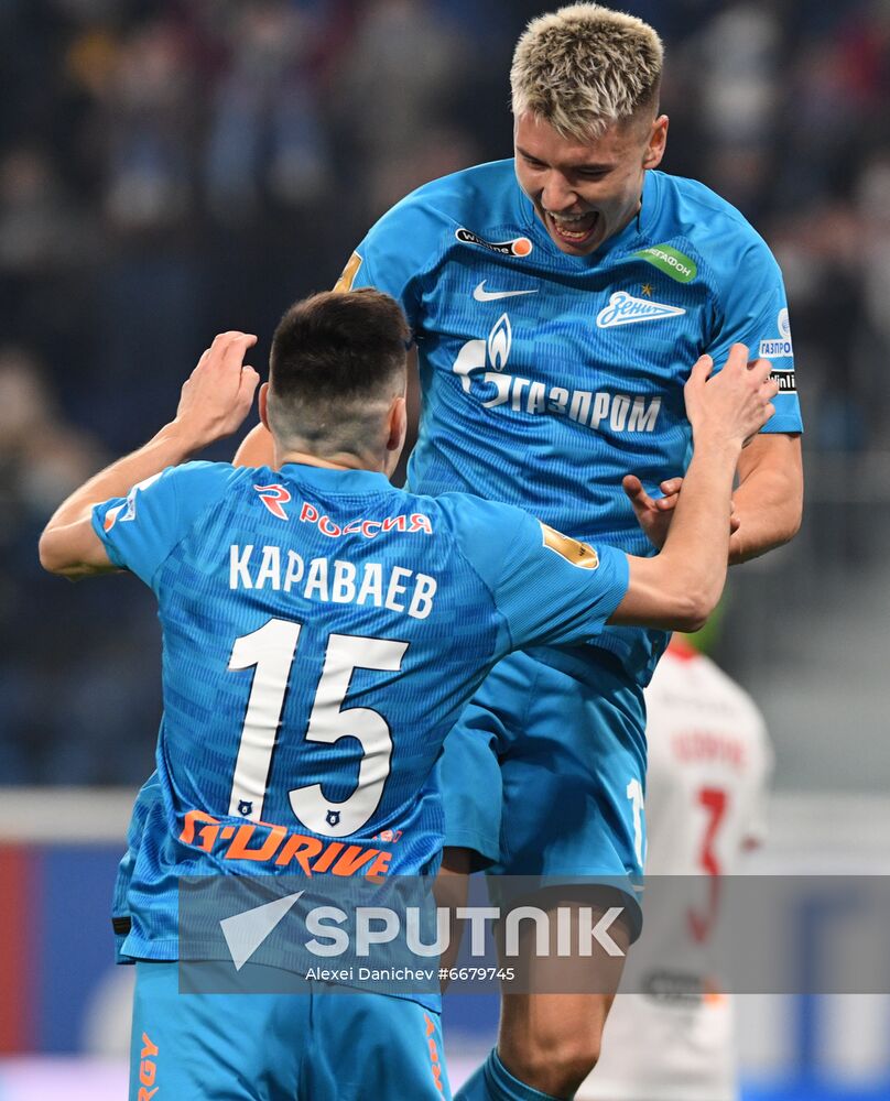 Russia Soccer Premier-League Zenit - Spartak