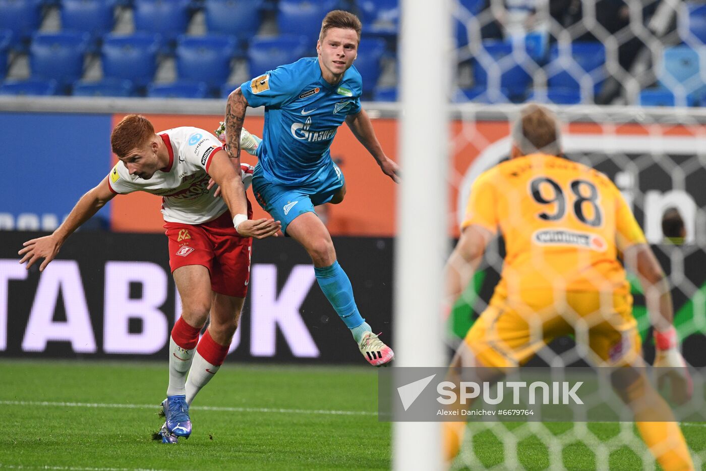 Russia Soccer Premier-League Zenit - Spartak