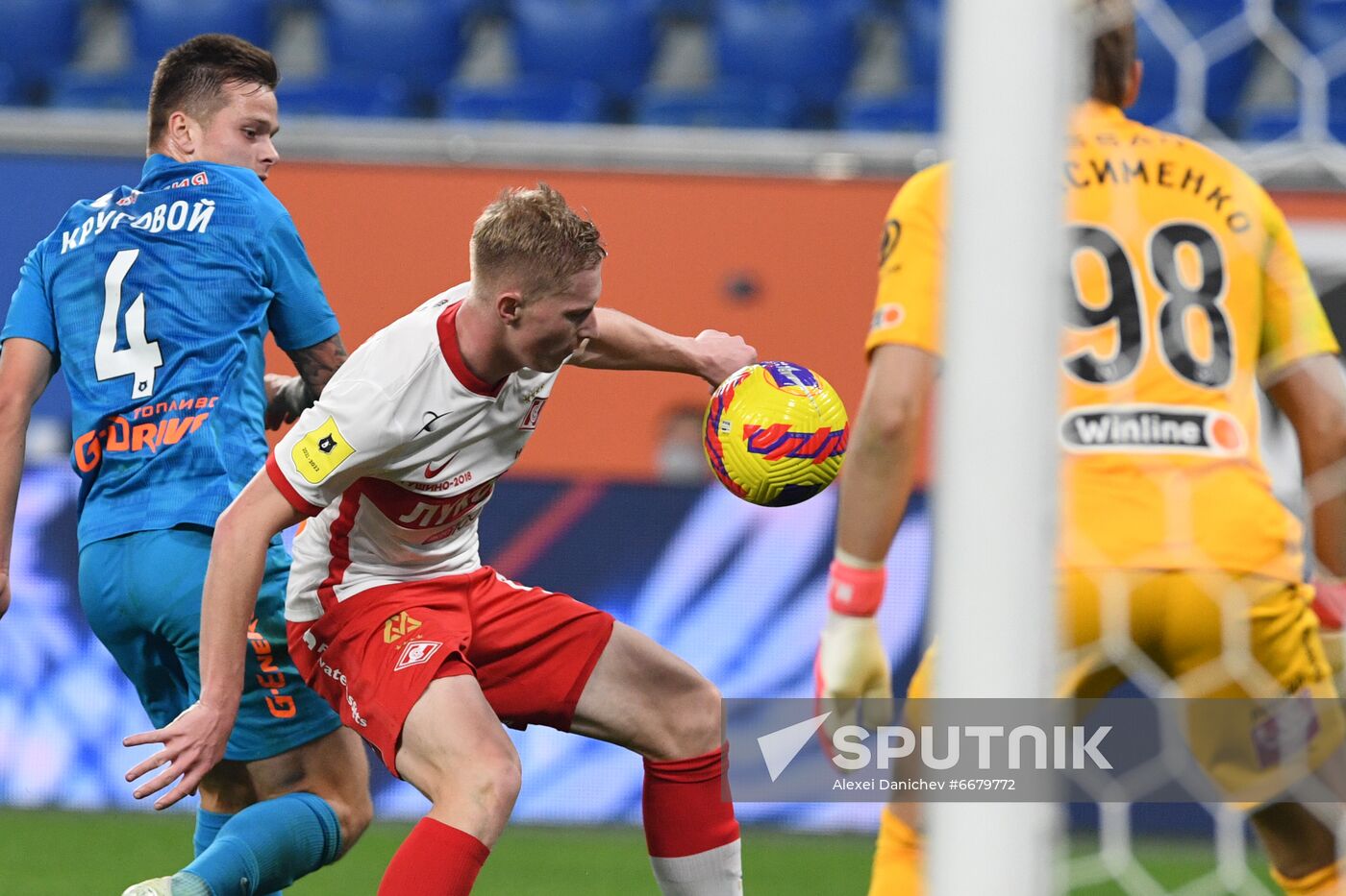 Russia Soccer Premier-League Zenit - Spartak