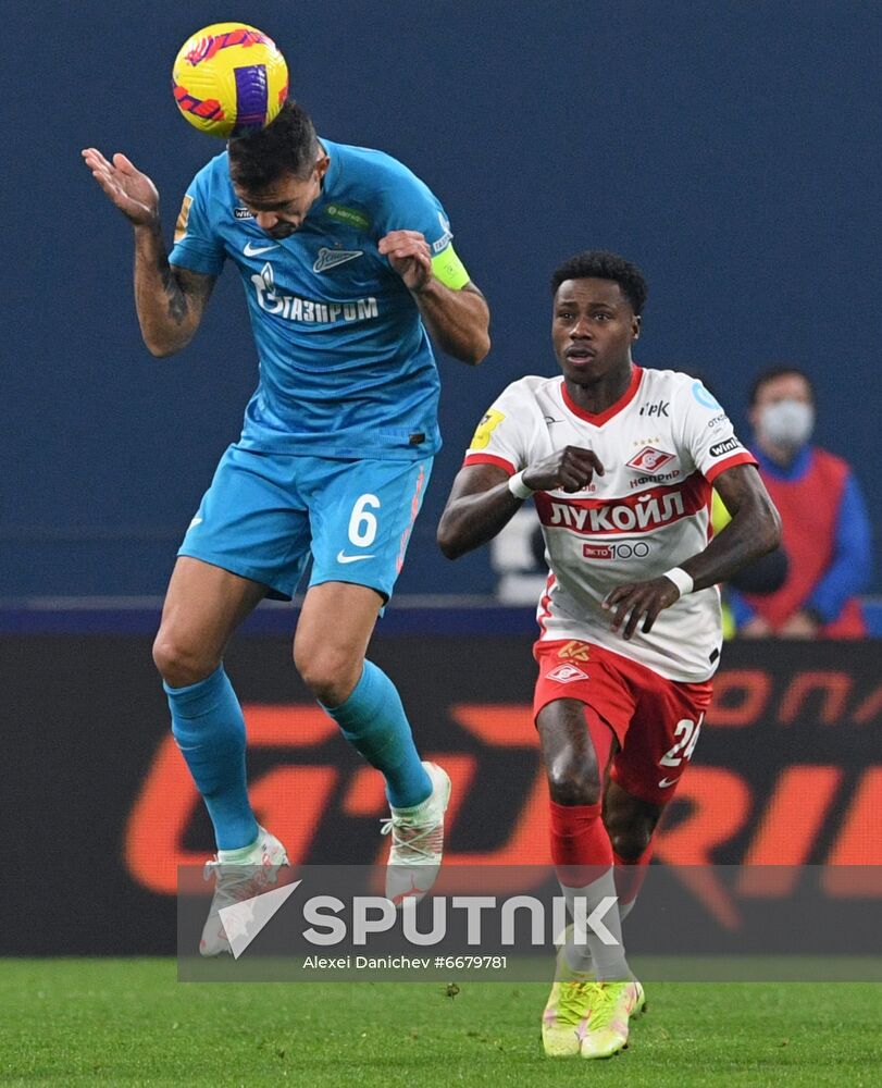 Russia Soccer Premier-League Zenit - Spartak