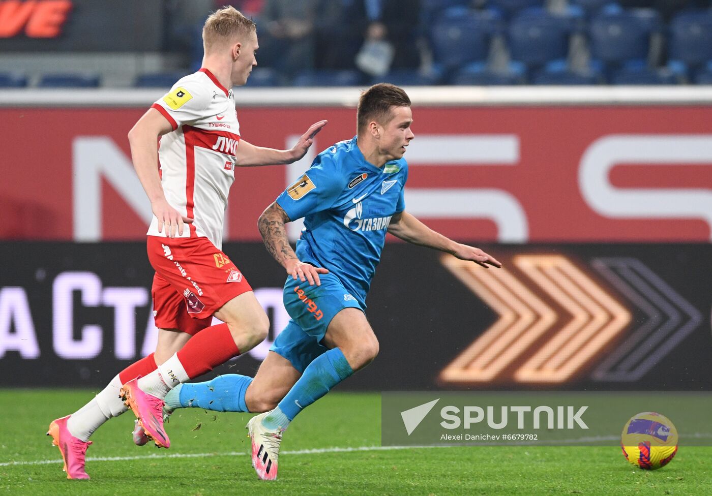 Russia Soccer Premier-League Zenit - Spartak