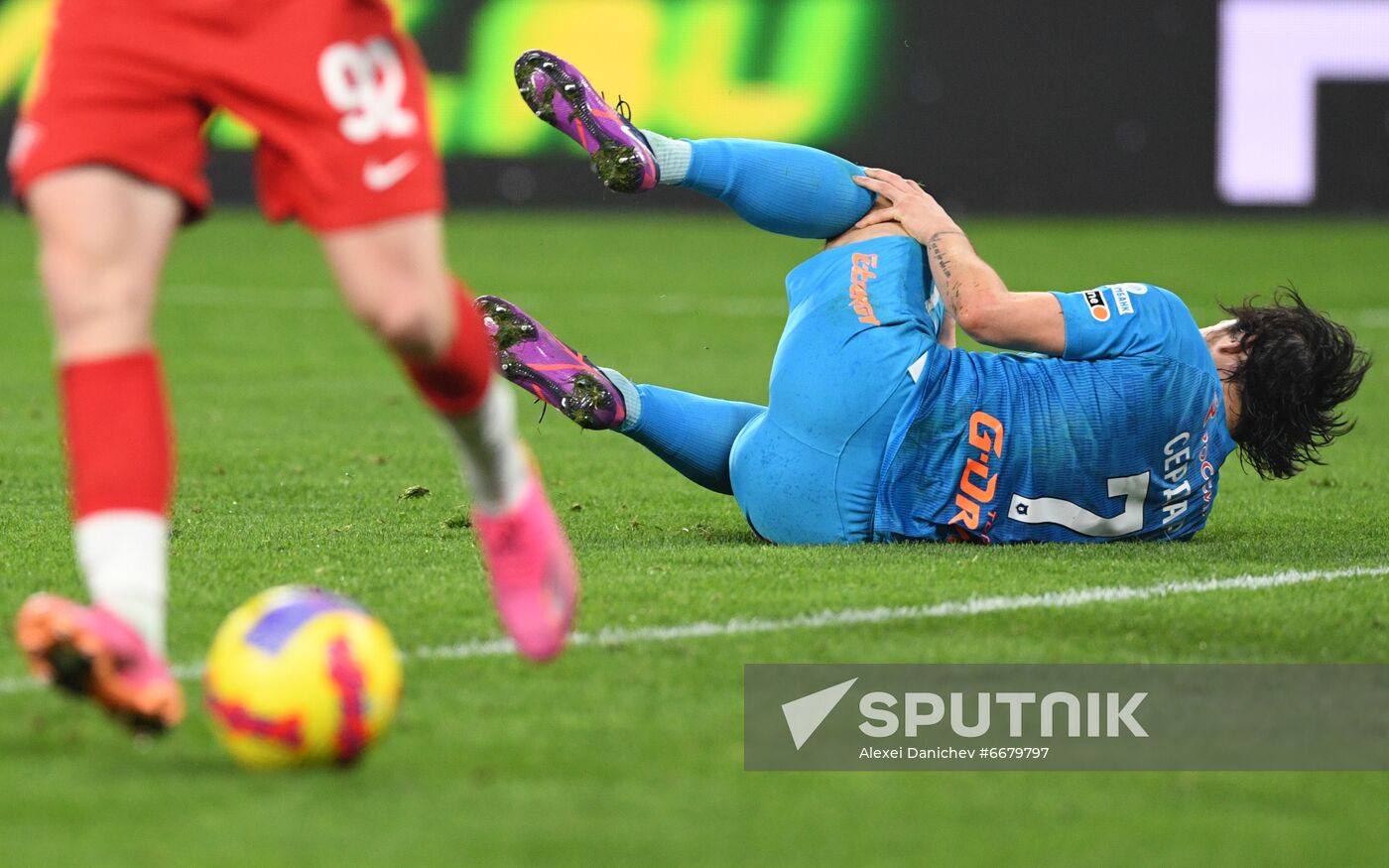 Russia Soccer Premier-League Zenit - Spartak