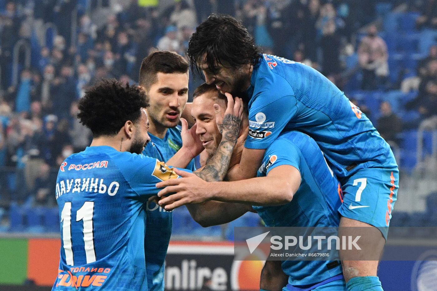 Russia Soccer Premier-League Zenit - Spartak
