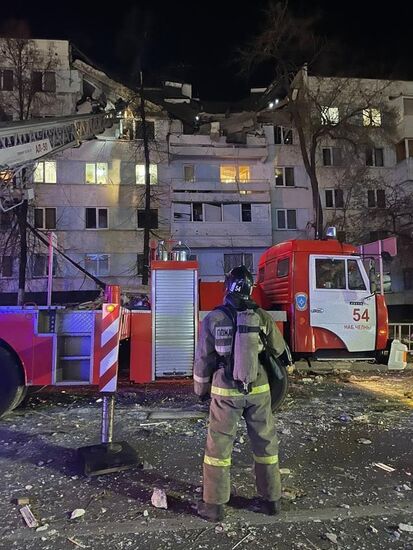 Russia Gas Explosion