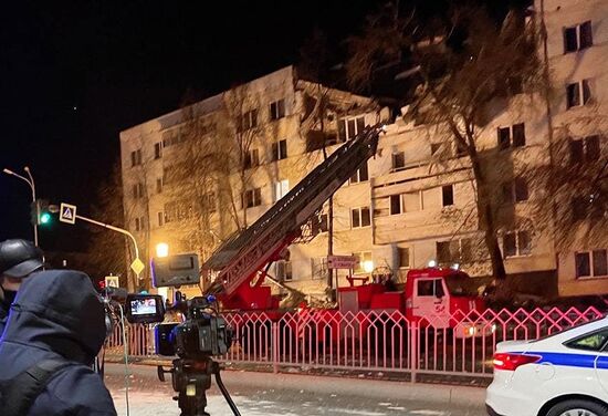 Russia Gas Explosion
