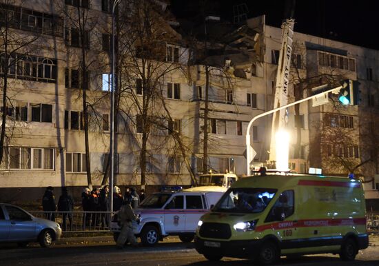 Russia Gas Explosion