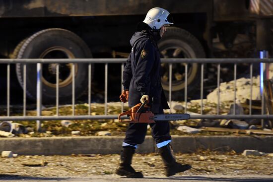 Russia Gas Explosion