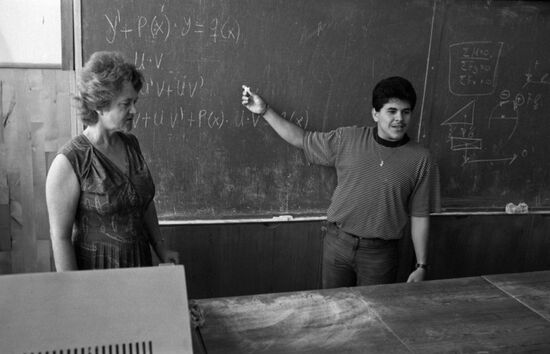 Peruvian student at Kharkov Civil Engineering Institute