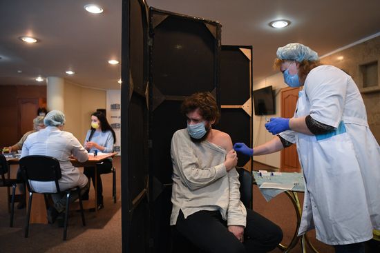 Russia Coronavirus Vaccination