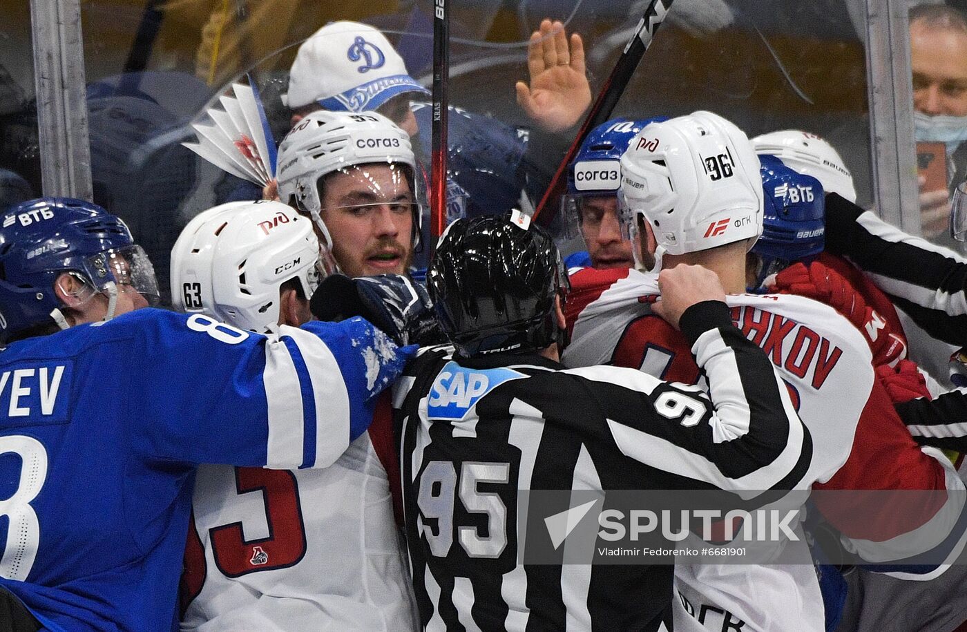 Russia Ice Hockey Kontinental League Dynamo - Lokomotiv