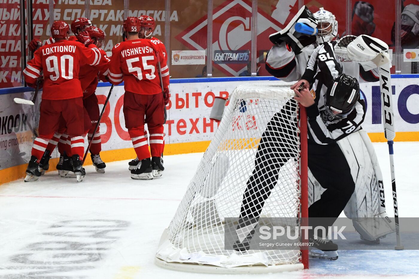 Russia Ice Hockey Kontinental League Spartak - Torpedo