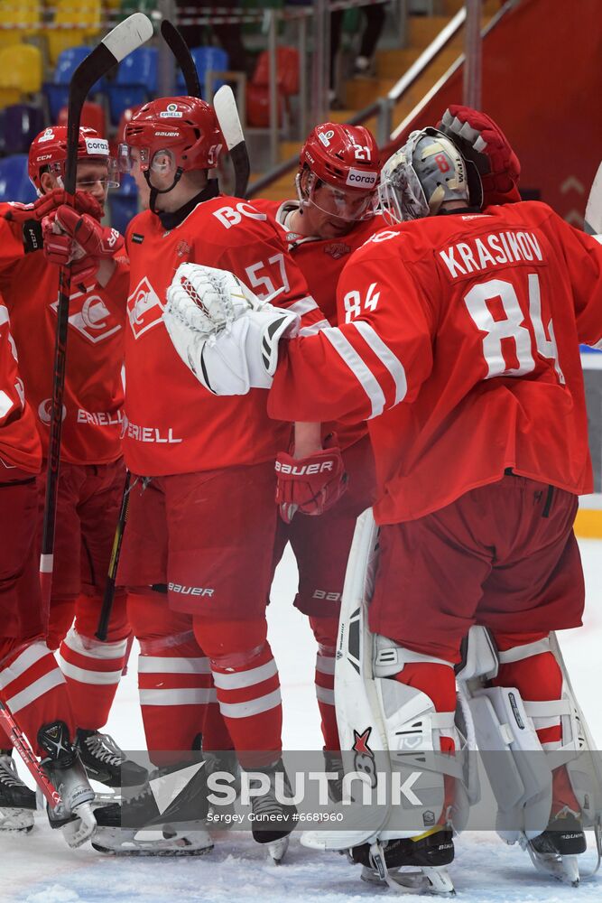 Russia Ice Hockey Kontinental League Spartak - Torpedo