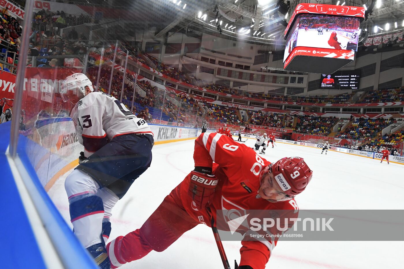 Russia Ice Hockey Kontinental League Spartak - Torpedo