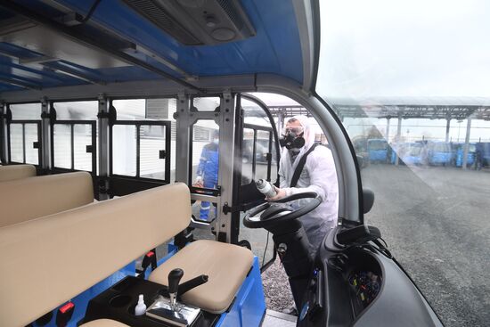 Russia Coronavirus Disinfection