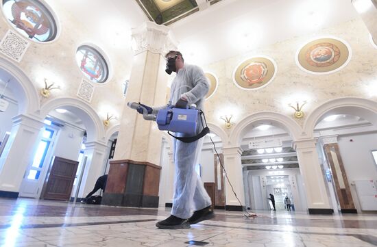 Russia Coronavirus Disinfection