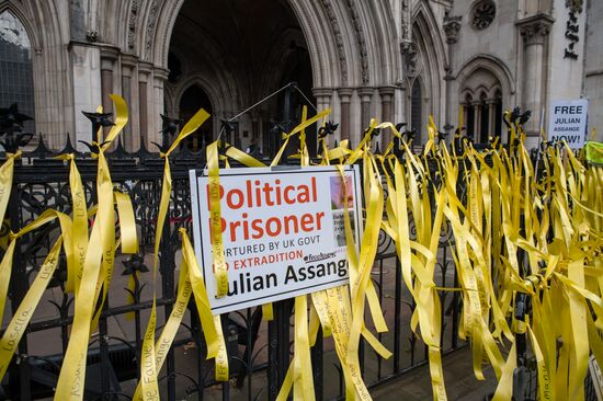 Britain US Assange Extradition Court Appeal