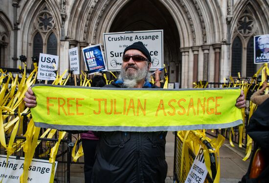 Britain US Assange Extradition Court Appeal