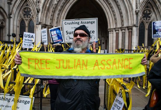 Britain US Assange Extradition Court Appeal