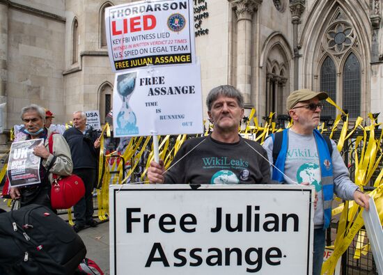 Britain US Assange Extradition Court Appeal