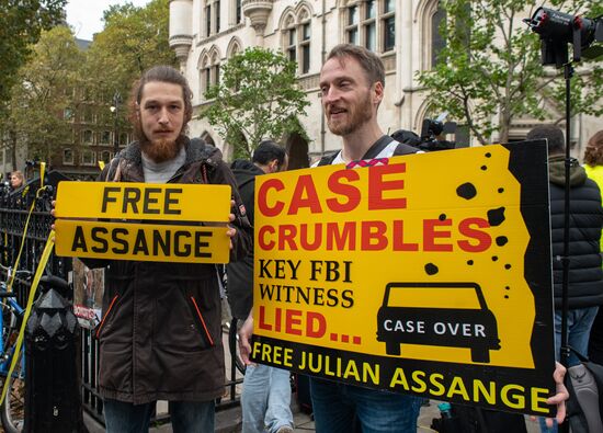 Britain US Assange Extradition Court Appeal