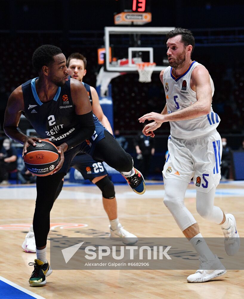 Russia Basketball Euroleague Zenit - Real