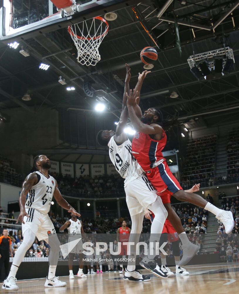 France Basketball Euroleague ASVEL - CSKA