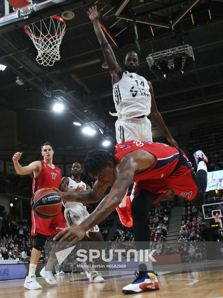 France Basketball Euroleague ASVEL - CSKA