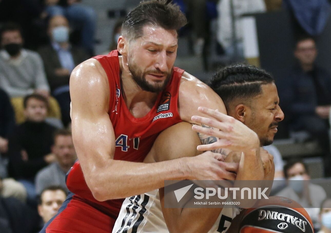 France Basketball Euroleague ASVEL - CSKA