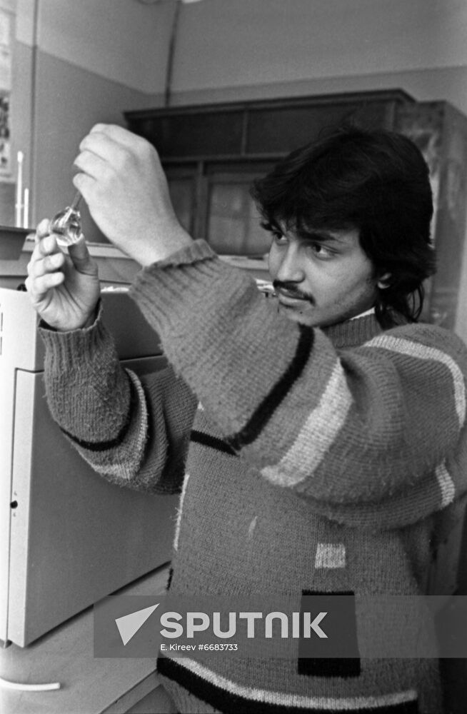 Colombian student at Kharkov State University