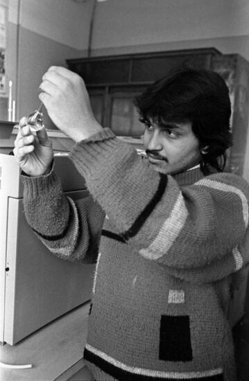 Colombian student at Kharkov State University