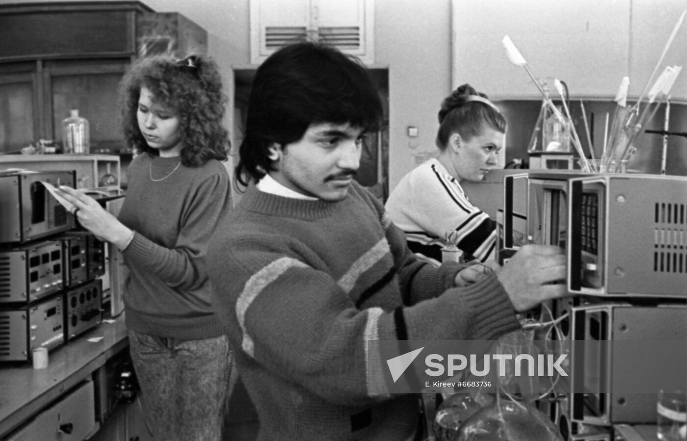 Colombian student at Kharkov State University