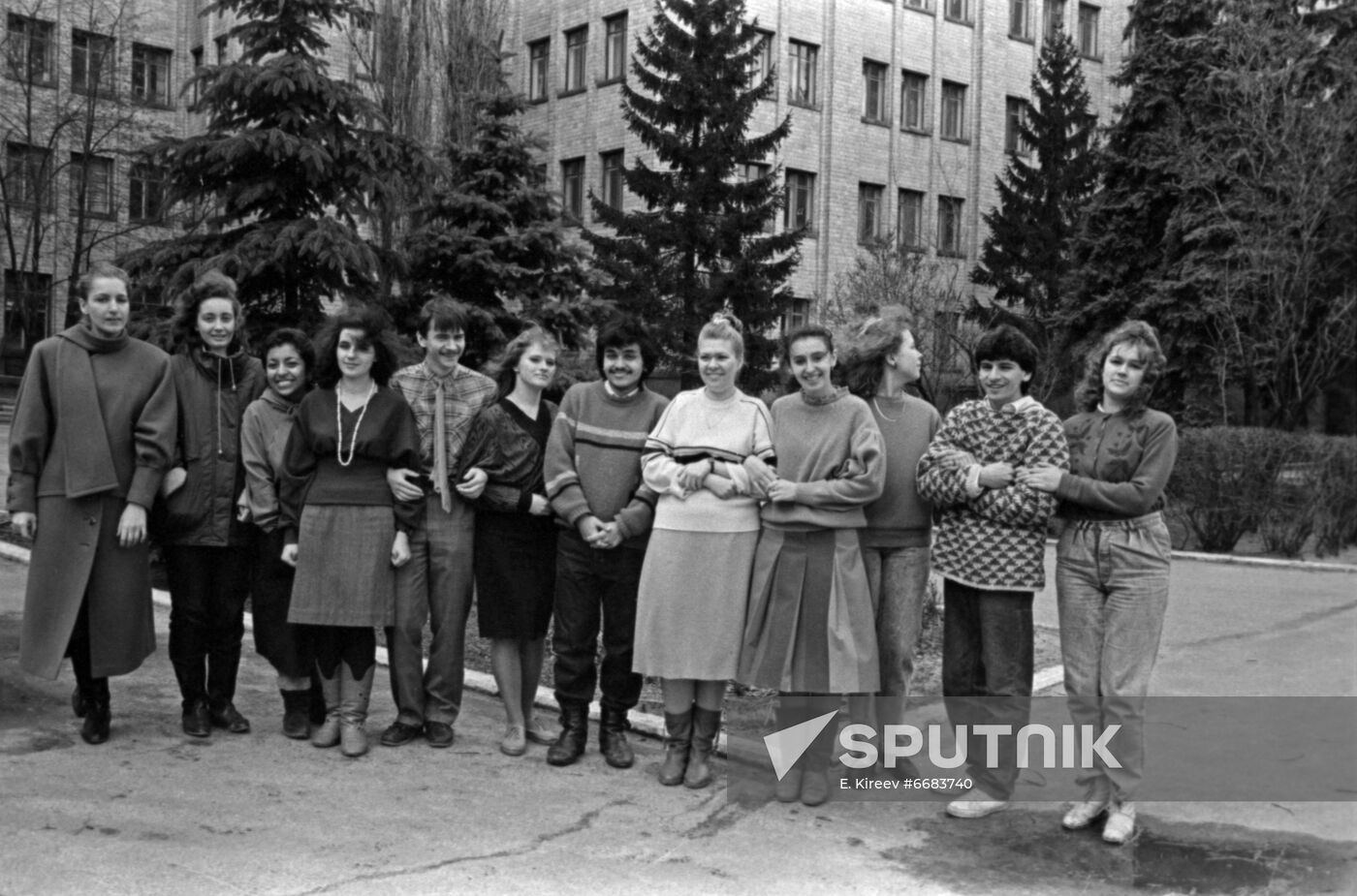 Colombian student at Kharkov State University