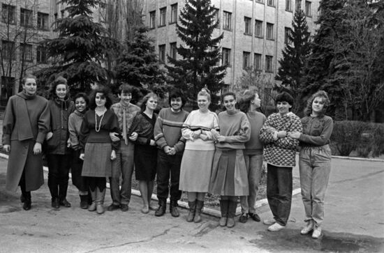 Colombian student at Kharkov State University
