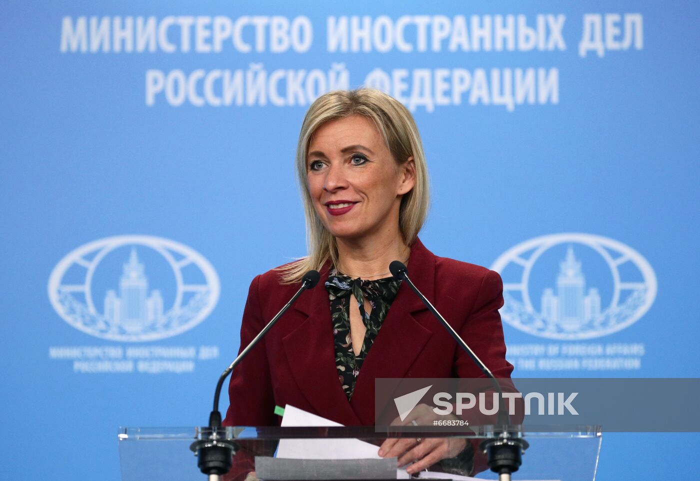 Russia Zakharova Briefing