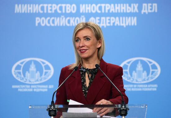 Russia Zakharova Briefing