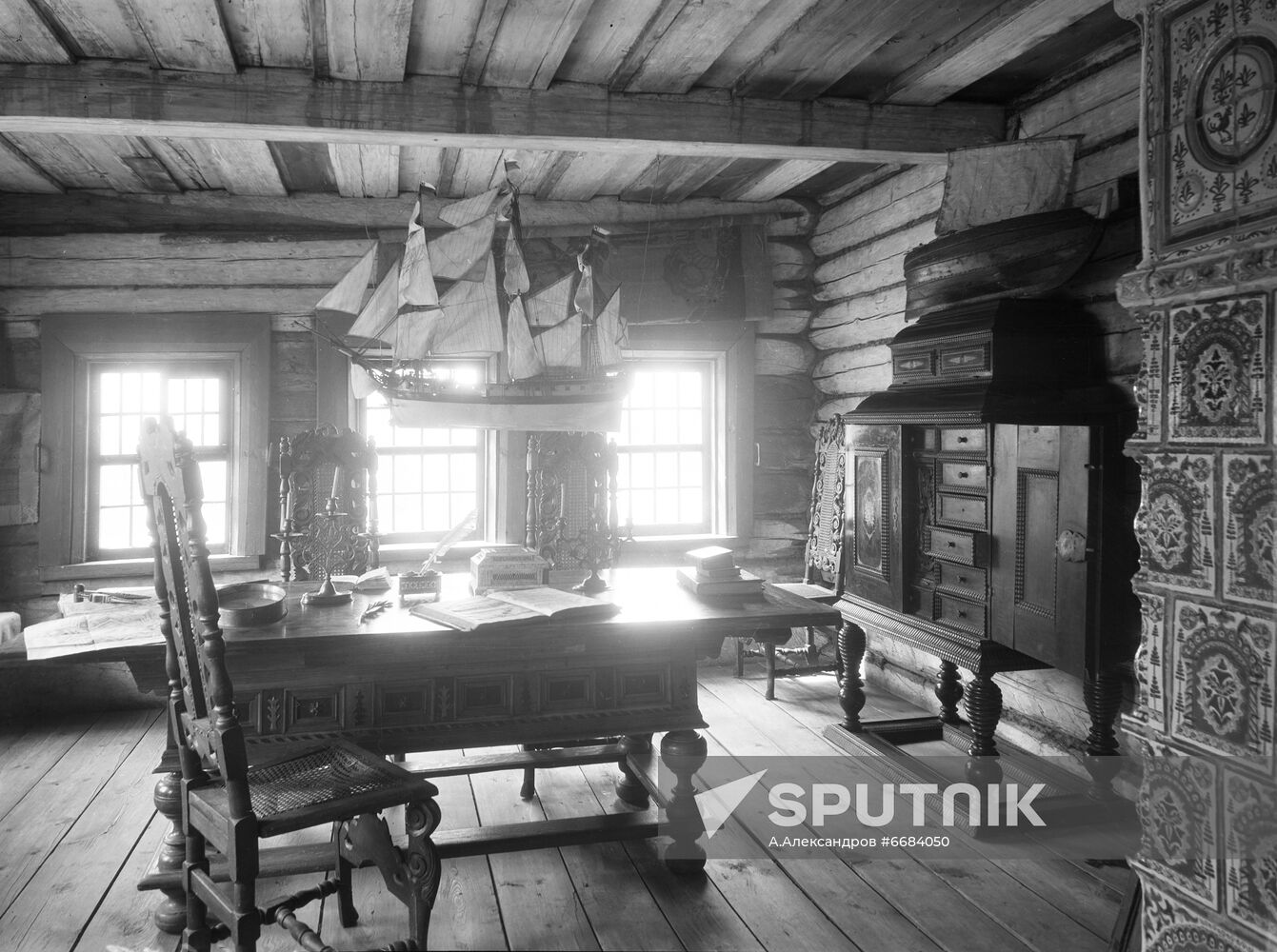 Peter the Great's house in Kolomenskoye Museum Estate