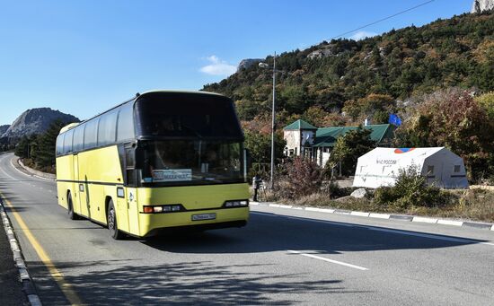 Russia Crimea  Coronavirus Restrictions