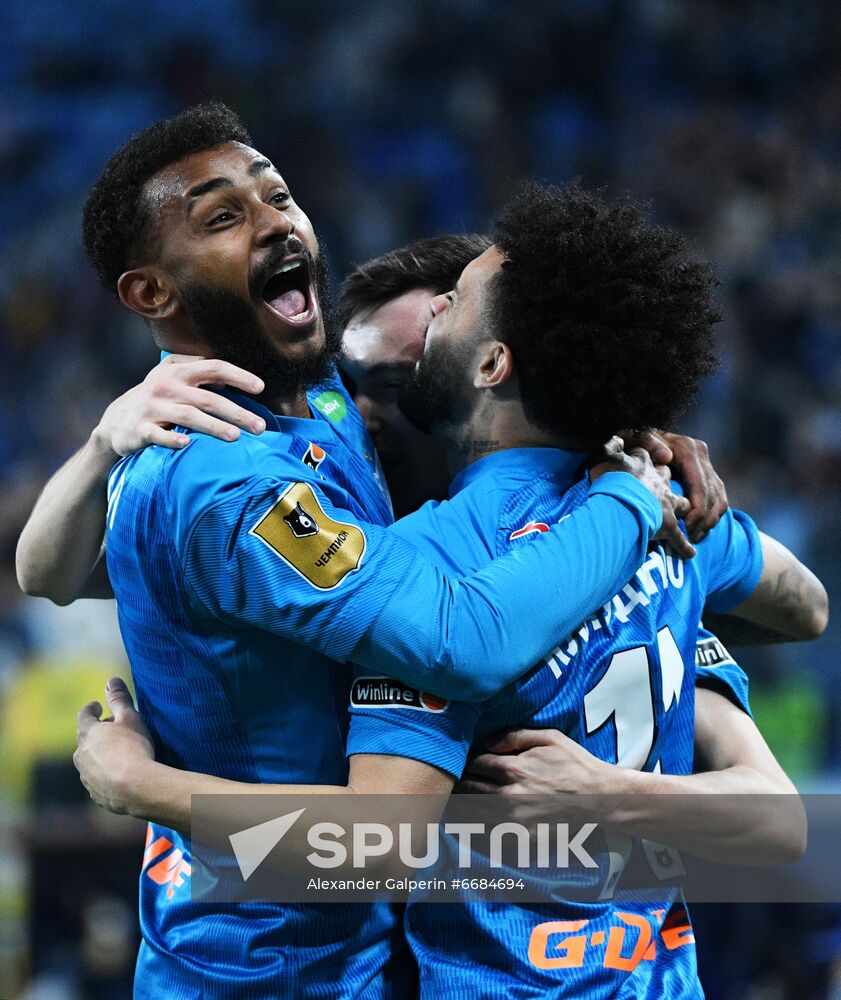 Russia Soccer Premier-League Zenit - Dynamo