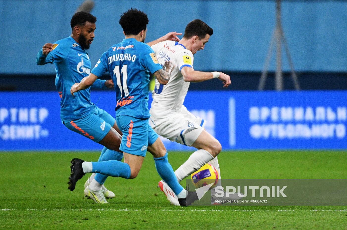 Russia Soccer Premier-League Zenit - Dynamo