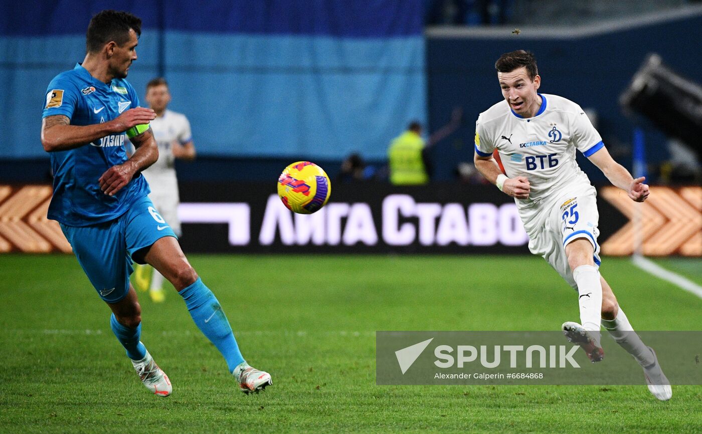 Russia Soccer Premier-League Zenit - Dynamo