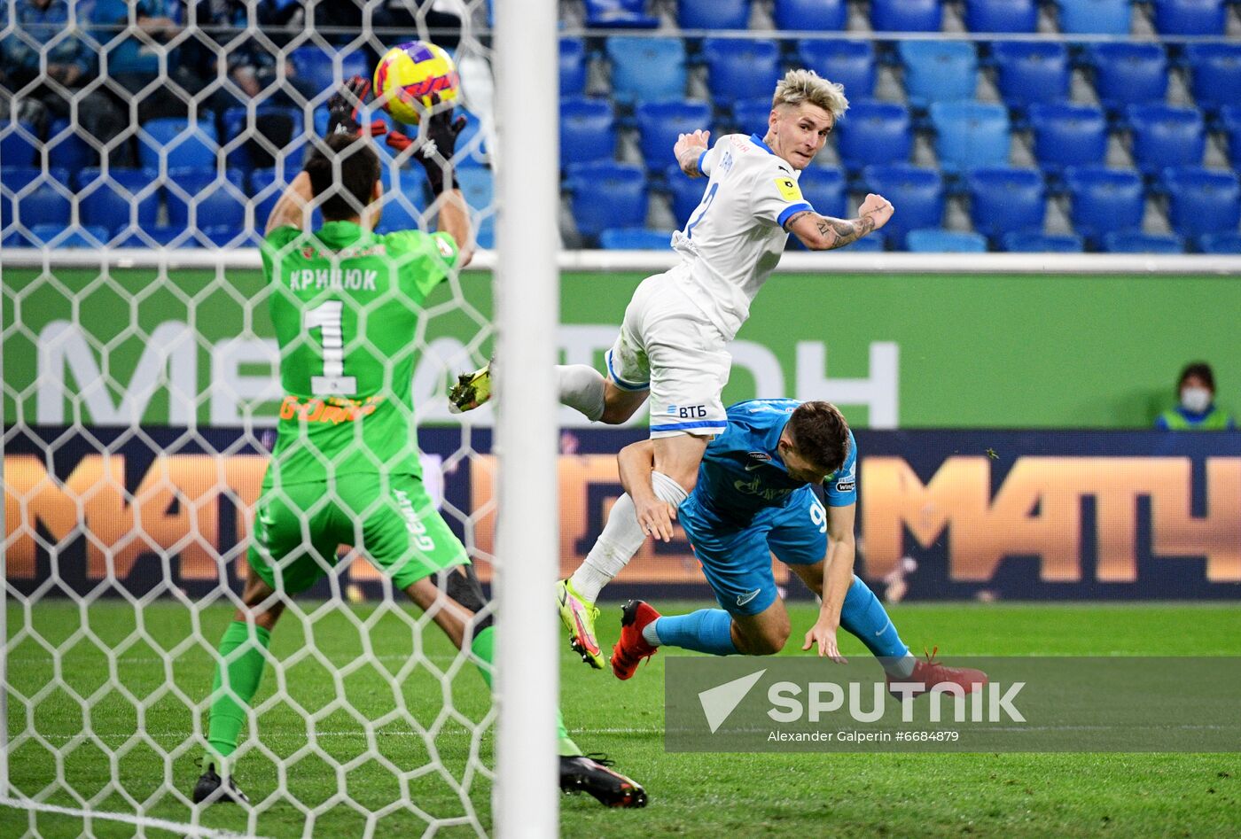 Russia Soccer Premier-League Zenit - Dynamo