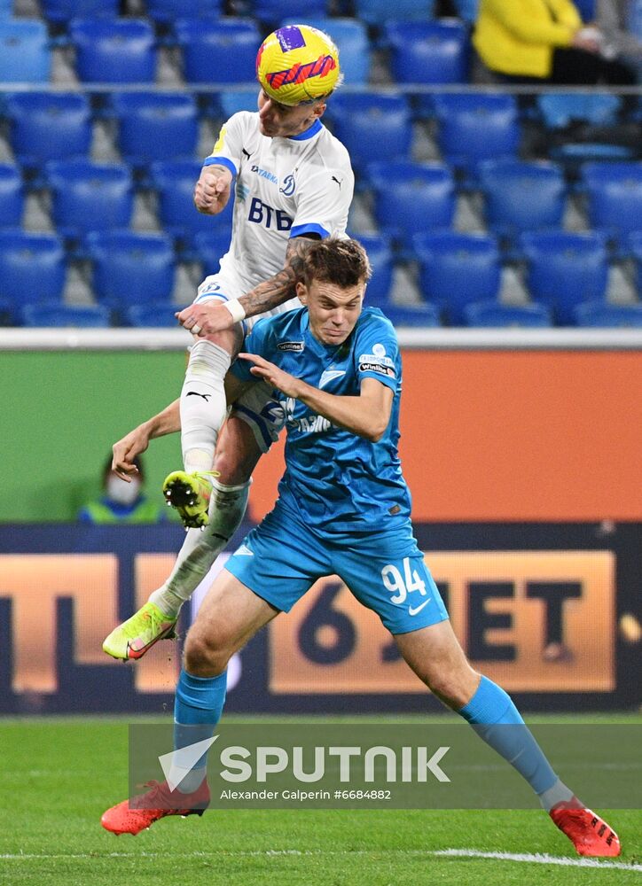 Russia Soccer Premier-League Zenit - Dynamo