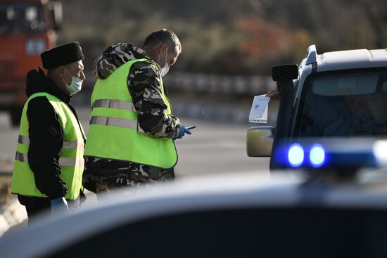 Russia Crimea  Coronavirus Restrictions