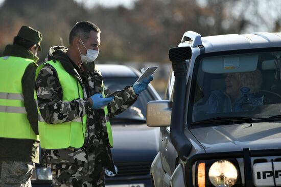 Russia Crimea  Coronavirus Restrictions