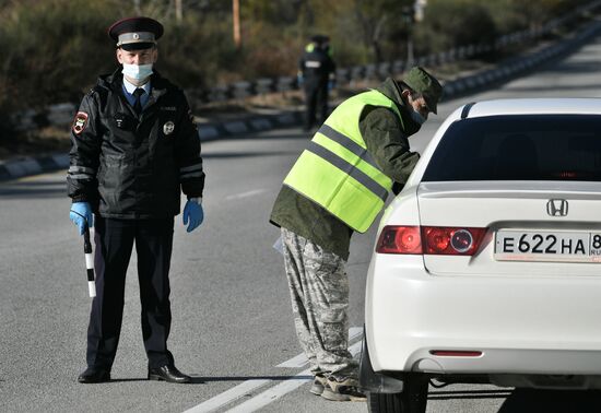 Russia Crimea  Coronavirus Restrictions